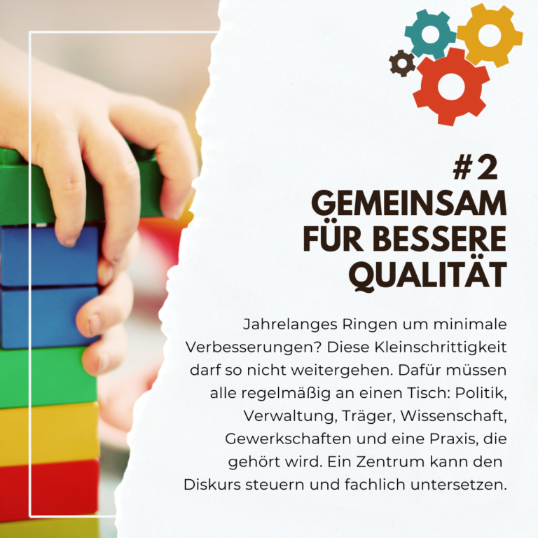 Read more about the article Baustelle: Qualität Frühe Bildung #2