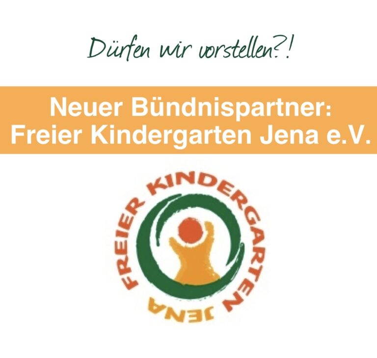 Read more about the article Neuer Bündnispartner Freier Kindergarten Jena e.V.